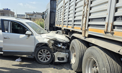 Eski Manisa Yolu’nda feci çarpışma kamerada