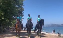 Kuşadası Milli Parkı'nda atlı jandarmadan sıkı denetim: 6 gün boyunca devriye geziyor