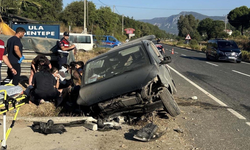 Muğla’da minibüs şarampole devrildi! Yaralılar var
