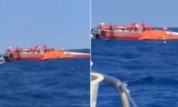 Girne açıklarında korku dolu anlar: 279 kişilik gemi alabora oldu! Denizde zamana karşı yarış başladı