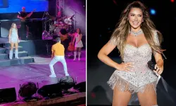 Hadise konserde dans eden hayranını fark etti: Sahneye çağırıp teklif yaptı