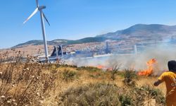 İzmir Aliağa'da fabrikalar bölgesinde yangın paniği!