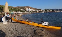 İstanbul'dan kano ile yola çıktı, Bodrum'a ulaştı! Sırada çok daha uzun bir rota var