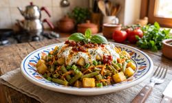 Klasik salataları unutturacak tarif! Kızarmış patatesli fasulye salatası tarifi