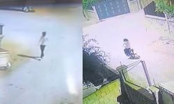 Başına poşet geçirip bisiklet çaldı! O anlar kamerada