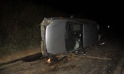 Ödemiş’te otomobil takla attı: 1'i ağır 3 kişi yaralandı