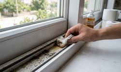 Kimsenin bilmediği o şaşırtan yöntem! Pencere raylarını temizlemenin en pratik yolu buymuş: Birkaç parça yetiyor