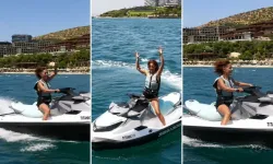 Yıldız Tilbe'nin jet ski performansı şaşırttı! "Yapay zeka mı?" tartışması başladı