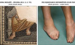 Zeugma'daki 1800 yıllık mozaikte dikkat çeken ayrıntı: Bir figürün ayağı bilimsel araştırmaya konu oldu