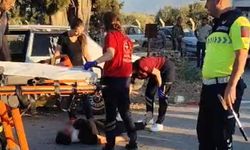 Bayındır'da otomobil ve motosiklet çarpıştı! 2 kişi yaralandı