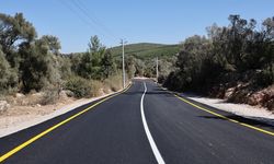 Bodrum’da bir mahallede daha yol çalışması tamamlandı
