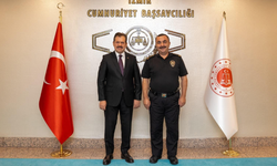 İzmir Emniyet Müdürü Ahmet Arıbaş görevine başladı! Arıbaş'tan İzmir Cumhuriyet Başsavcısı Yeldan’a ziyaret
