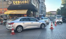 Otomobil ile motosiklet çarpıştı! 1 yaralı