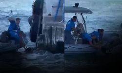 Karşıyaka’da denize düşen vatandaşın imdadına deniz polisi yetişti!