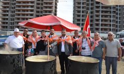 Keşkek ve cirit şenliği coşkusu: 10 bin kişilik keşkek hazırlandı