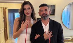 Oyuncu ve manken Itır Esen ile Engin Aykanat nişanlandı! Yüzükleri Çağatay Ulusoy taktı