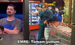 MasterChef'te herkesi endişelendiren an! Emre'nin yardımına Mehmet Şef yetişti