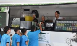 Ödemiş’te kahve karavanı acil durumlara hazır! Öğretmenevi bahçesinde başladı, afet bölgesine gidecek