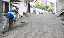 Çocuklar ve yaşlılar için büyük tehlikeydi! Bornova’da o yokuş yenilendi