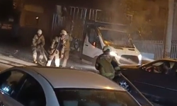 Buca'da araç alevlere teslim oldu!
