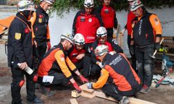 İzmir depremi tatbikatında BUCAKUT sahaya indi!