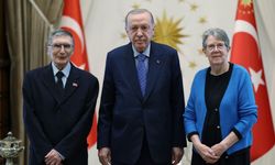Nobel ödüllü Aziz Sancar, Cumhurbaşkanı Erdoğan'la bir araya geldi