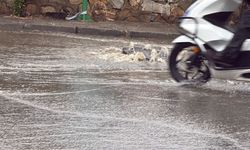 Sağanak yağış Bodrum'u vurdu! Dereler taştı, evleri su bastı