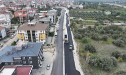 Soma’da mahalle sakinlerini sevindiren çalışma: Altyapının ardından asfalt serimi başladı