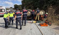 Tire'de feci traktör kazası! 41 yaşındaki sürücü yaşamını yitirdi