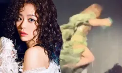 Ünlü şarkıcı konserde 2 metreden düştü! Ardından yaptığı şaşırttı