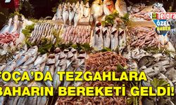 Foça’da tezgahlara baharın bereketi geldi!