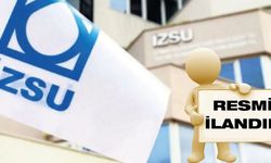 İÇME-KULLANMA SUYU İŞLERİ YAPTIRILACAKTIR İZMİR SU VE KANALİZASYON İDARESİ GENEL MÜDÜRLÜĞÜ (İZSU)