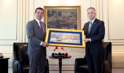 İstanbul Valisi Davut Gül’den İmamoğlu’na tebrik ziyareti