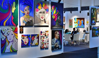 Bin 500 sanatçı Fuar İzmir'de sanatseverlerle buluştu