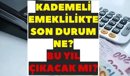Kademeli emeklilik son durum: 2025'te çıkacak mı? Şartlar neler?