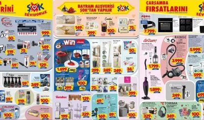 ŞOK’ta bayram öncesi indirim haftası başladı! Ankastre setten oto bakım ürünlerine her şey ŞOK'ta çok ucuz: 11 - 24 Mart