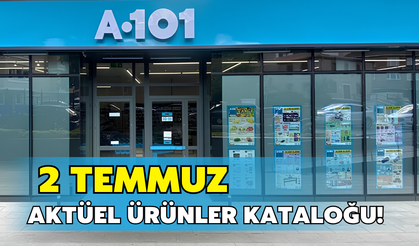 A101 2 Temmuz aktüel kataloğu yayımlandı! Televizyondan portatif klimaya yüzlerce ürün satışta