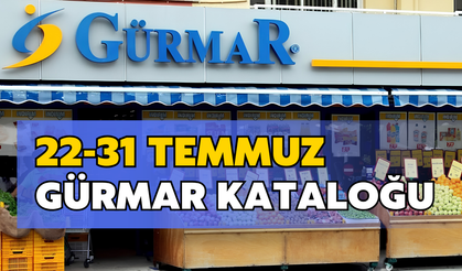 22-31 Temmuz Gürmar aktüel kataloğu: Temel gıda ve temizlikte dev fırsat! Ay sonuna özel dev indirim