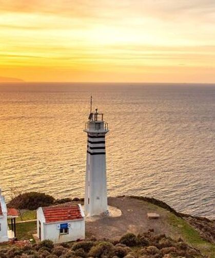 Midilli ve Sakız aynı manzarada! Ege'nin en güzel gün batımı buradan izleniyor: Toprak yolu aşan bu güzelliğe ulaşıyor!