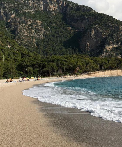 Ölüdeniz’e değil, buraya gidiyorlar! Kamp ve deniz keyfi bir arada