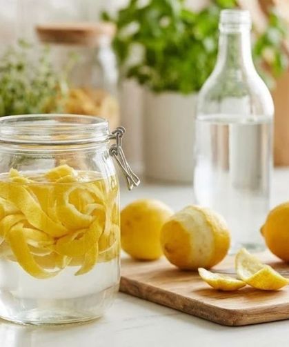 Çöpe attığınız limon kabukları her işe yarıyor! Evde kendi doğal temizleyicinizi böyle hazırlayın