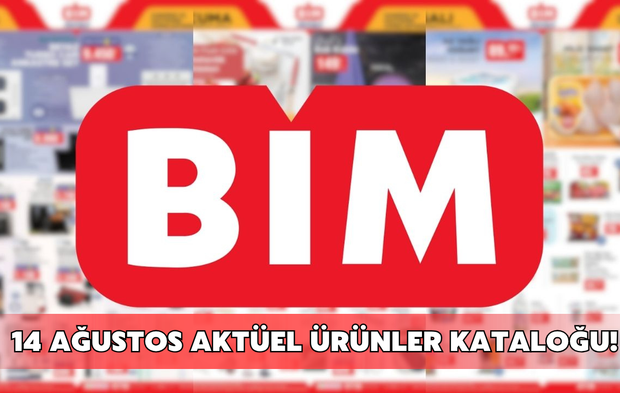 BİM 14 Ağustos aktüel ürünler kataloğu yayımlandı: Beyaz eşyadan gıdaya indirimli ürünler BİM'de