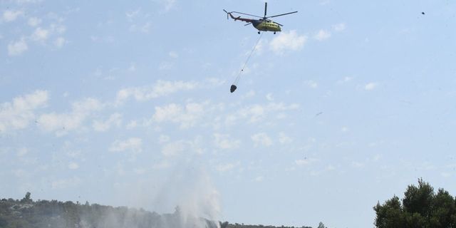 İzmir'de orman yangını alarmı: Havadan ve karadan müdahale edildi
