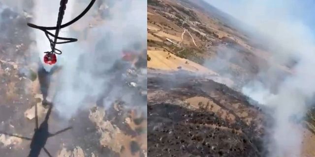 Son Dakika: Ormanlık alanda yangın çıktı! Havadan ve karadan müdahale sürüyor
