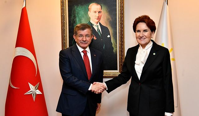 Gelecek Partisi Lideri Ahmet Davutoğlu’ndan, Meral Akşener’e geçmiş olsun telefonu