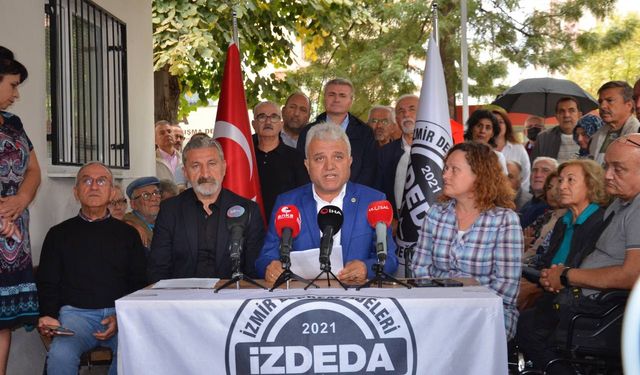 İZDEDA Başkanı Özkan: Bizler 30 Ekim 2020 depremzedeleri olarak 36 ay sonunda artık yol ayrımındayız