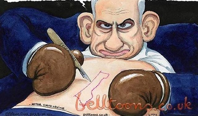 Netanyahu’yu çizdi, 40 yıllık işinden kovuldu