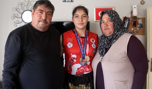 Babasının ısrarıyla haltere başlayan Medine, Türkiye şampiyonu oldu