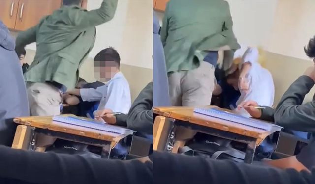 Öğretmen, öğrencisini kitapla dövdü; öğrenci yakınları da öğretmeni dövdü!