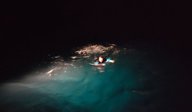 Sisam Adası'na yüzerek geçmeye çalışan düzensiz göçmen kurtarıldı